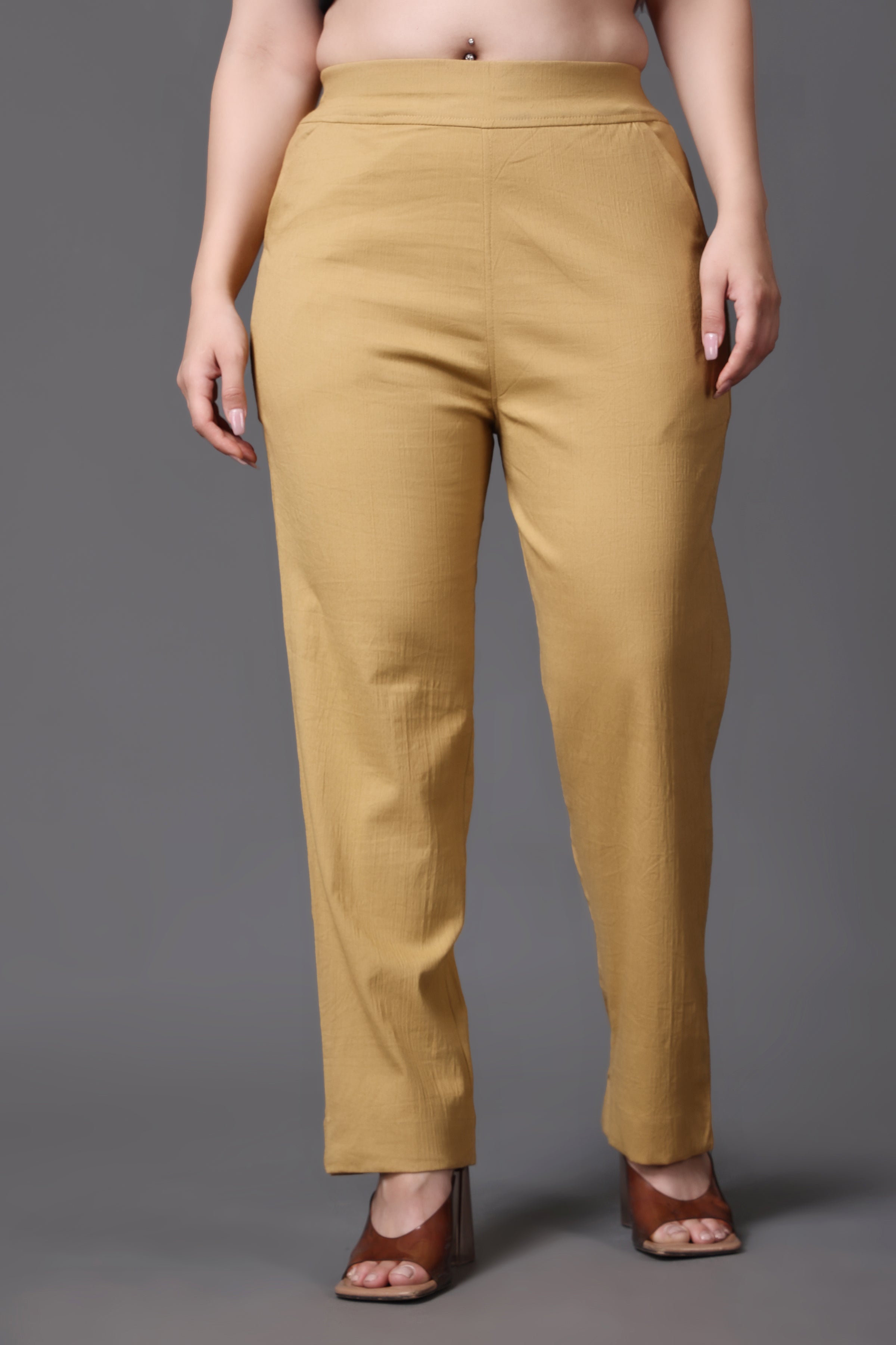Korean Slim Fit Ankle Trousers: Versatile Style for Every Season –  Collection haven